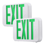 Led emergency light new generation green exit sing light UL Listed