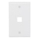 1-port wall plate, white 579644 Model 5001-WH-VN Commercial Electric