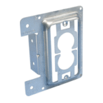 Metal mud ring/ plaster ring for electrical box support bracket CADDY