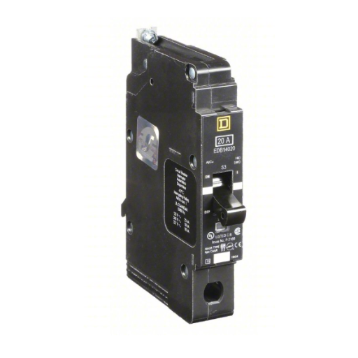 Circuit breaker 20amp 1pole S1 EDB14020 SQUARE D