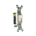 3way toggle switch 15amp 120v white ELEGRP