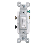 3way toggle switch 15amp 120v white LEGRAND 663-WG